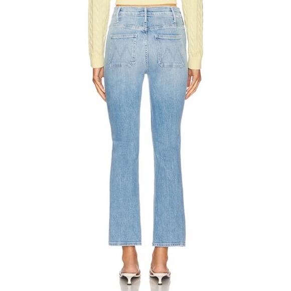 Brand New Mother The Hustler Patch Pocket Ankle Jeans in Tune In, Tune Out 27” - Picture 4 of 9